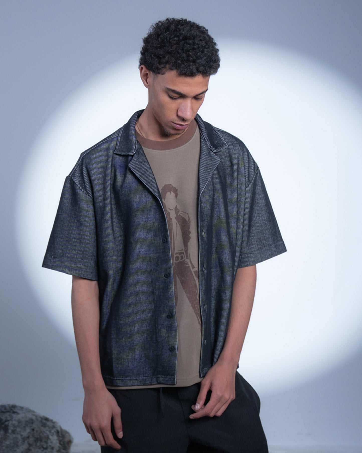 MJ Oversized Tee - Dusty Brown