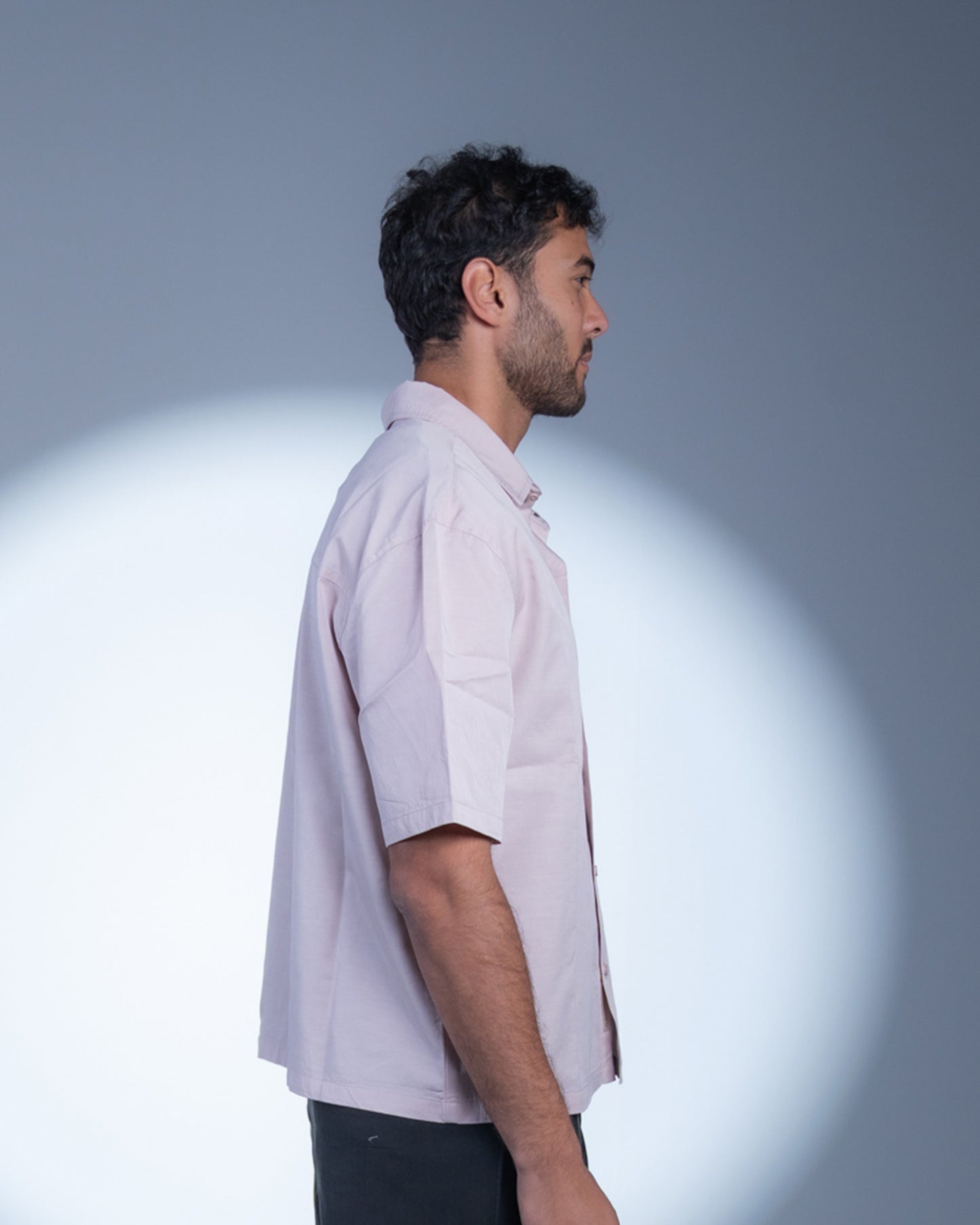 BoxyFit Shirt - Pale Pink