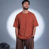 Oversized T-shirt Rust
