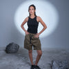 Gabardine Cargo Relaxed Shorts – Olive