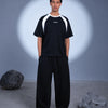 AERO™ Striped Raglan Tee – Black