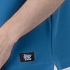 BOXY-FIT textured t-shirt - Blue
