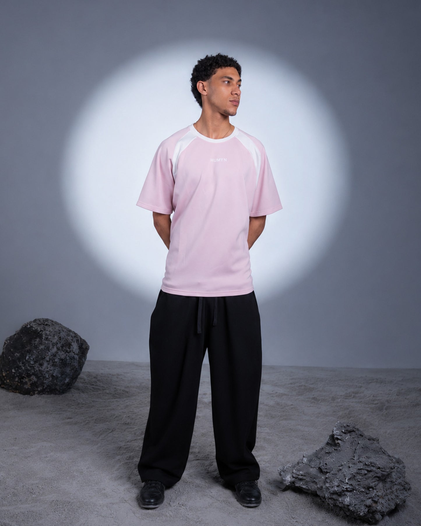 AERO™ Striped Raglan Tee – Pink