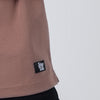 BOXY-FIT textured t-shirt - Rust