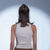 Core Ribbed Tank Top – Beige