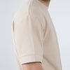 BOXY-FIT textured t-shirt - Beige