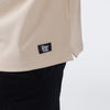 BOXY-FIT textured t-shirt - Beige