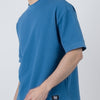 BOXY-FIT textured t-shirt - Blue