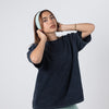 ACWD Boxy Oversized Black T-shirt