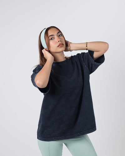 ACWD Boxy Oversized Black T-shirt