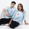 ACWD Cropped T-shirt Loose Boxy – Baby Blue "Eh ELGAMAL DA!"