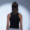 Core Ribbed Tank Top – Black