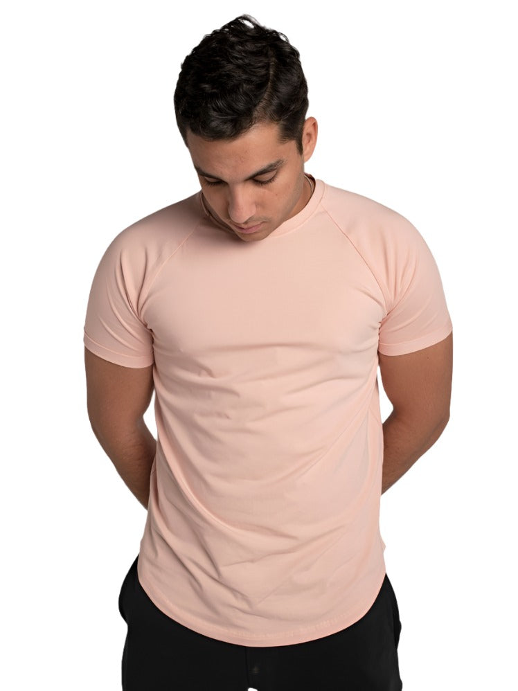 Curved raglan Blush T-shirt