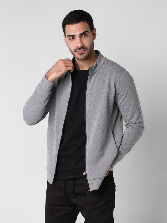 Weekday zip up light Jacket - Grey