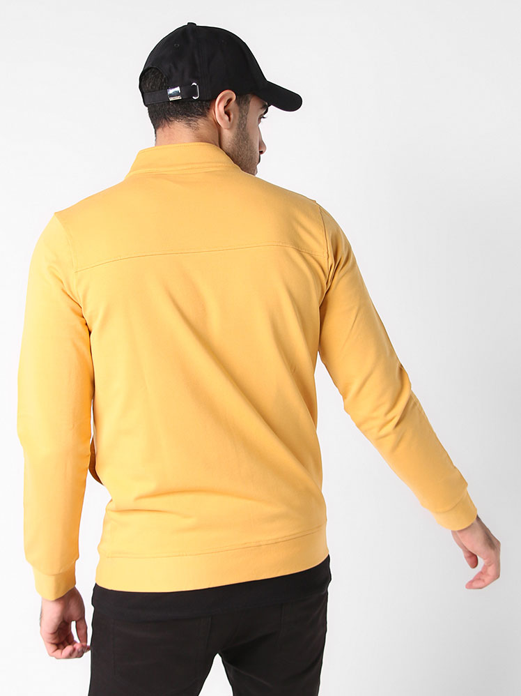 Weekday zip up light Jacket - Mustard Yellow