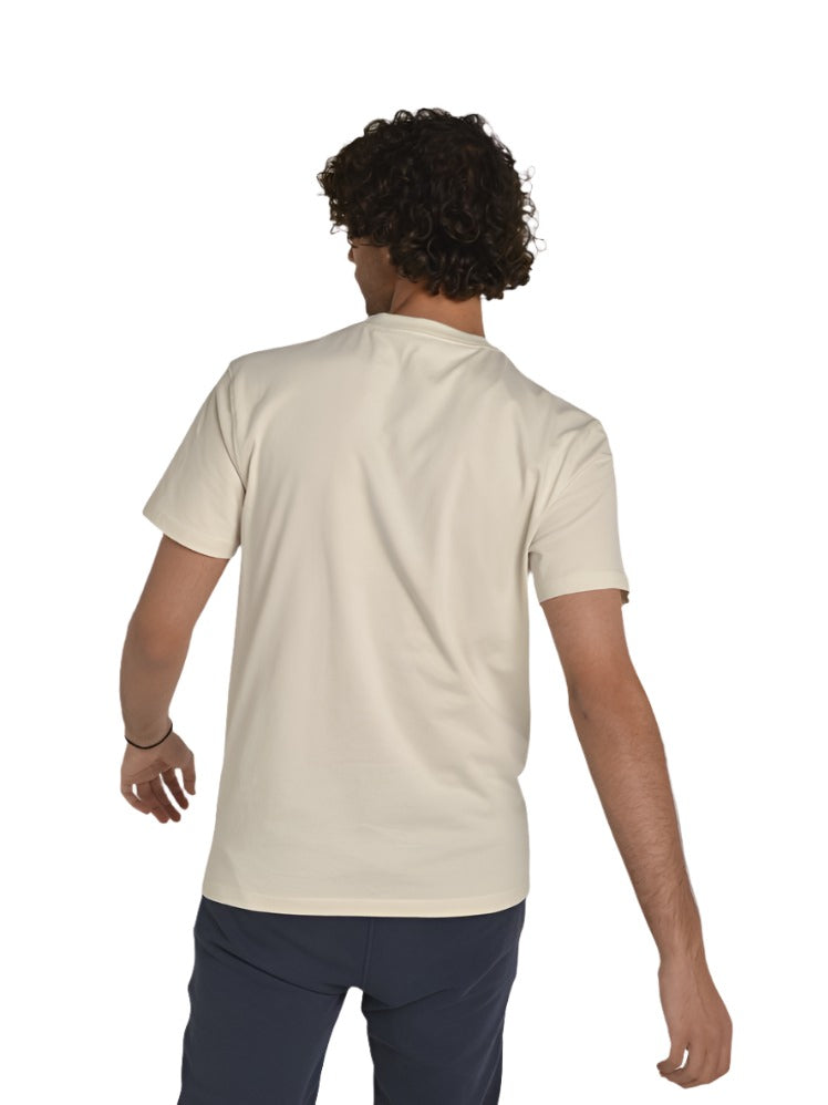 Basic - High Neck - Relaxed Creamy T-shirt