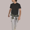 Basic - High Neck - Relaxed Black T-shirt