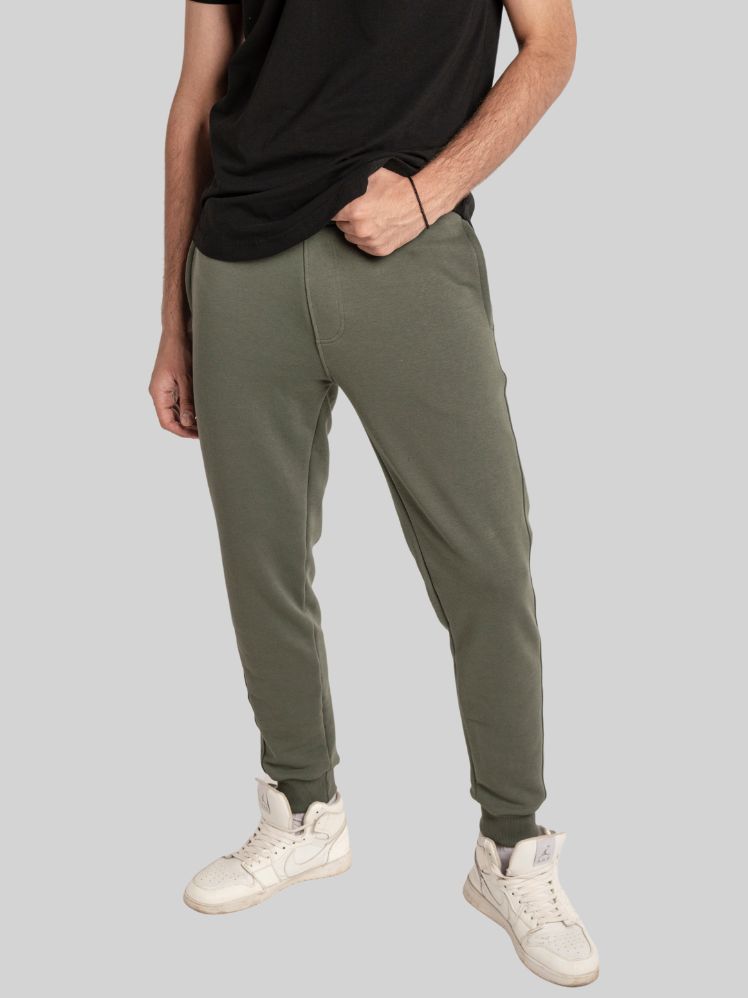 Basic Soft Joggers - Olive