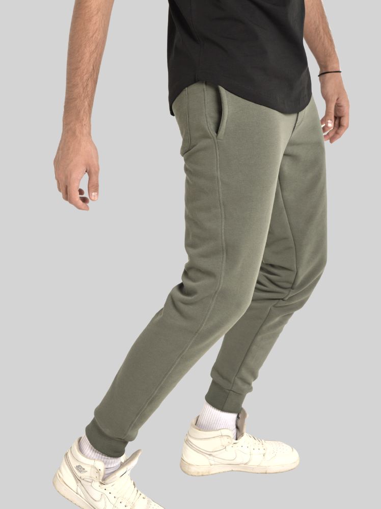 Basic Soft Joggers - Olive