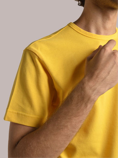 Basic Pique Yellow T-shirt