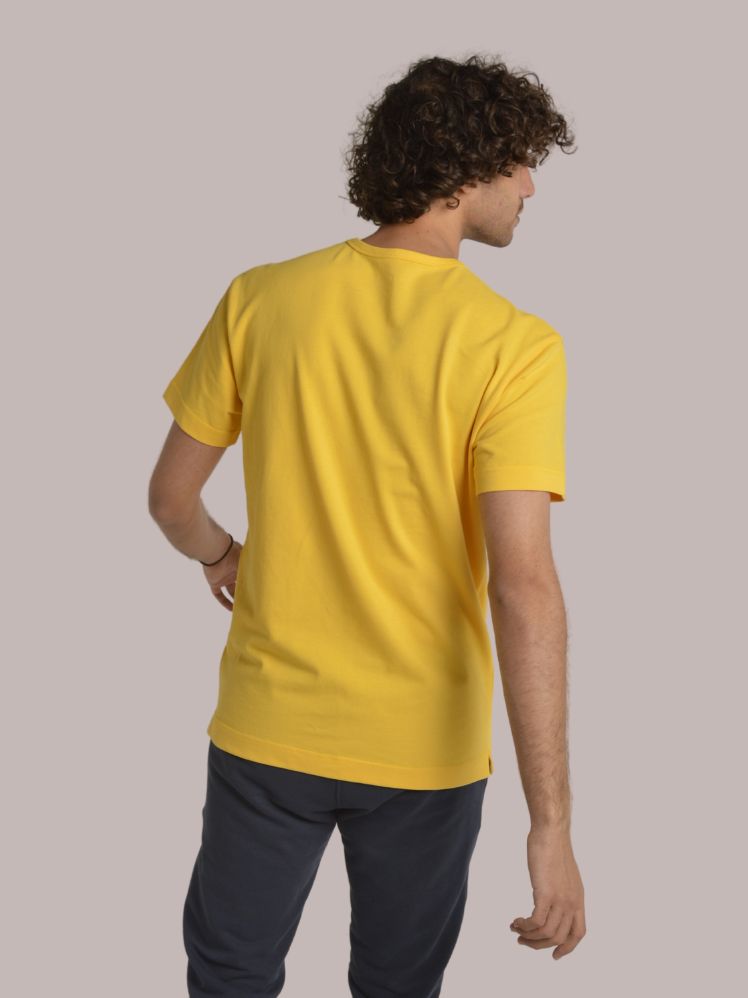 Basic Pique Yellow T-shirt