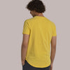 Curved raglan Yellow T-shirt