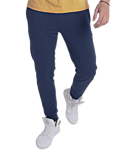 Basic Soft Joggers - Navy blue.