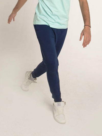 Basic Soft Joggers - Navy blue.