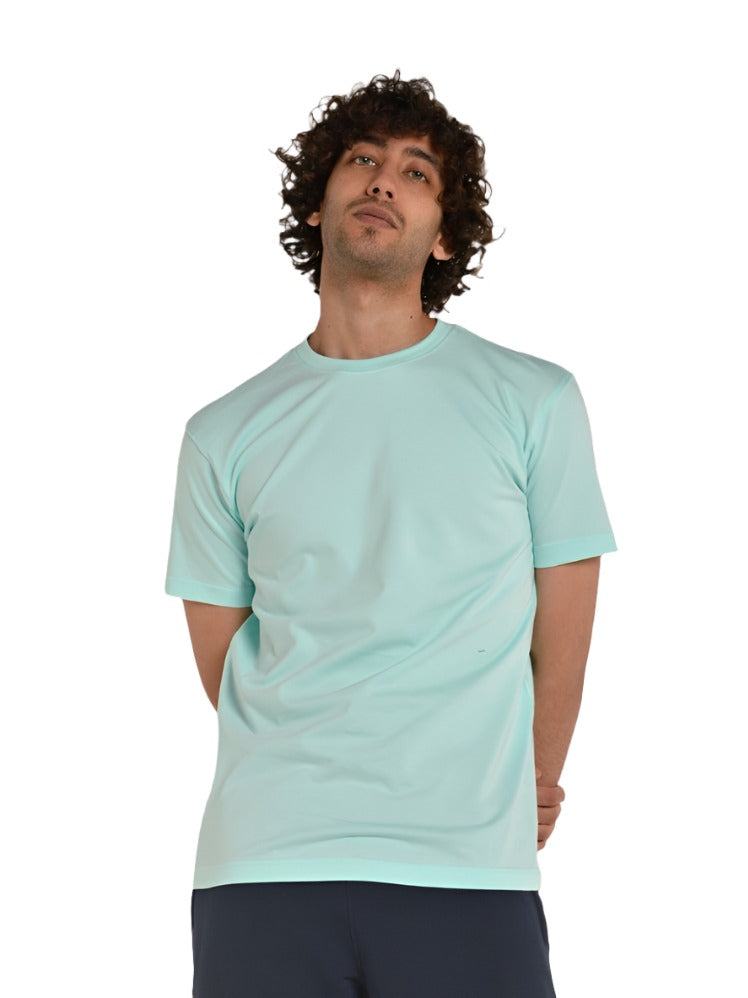 Basic - High Neck - Relaxed Mint T-shirt