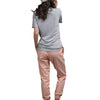 Slim fit -Blush sweatpants.