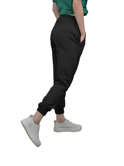 Slim fit -Black sweatpants